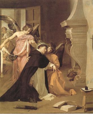 Diego Velazquez La Tentation de Saint Thomas d'Aquin (df02) Sweden oil painting art